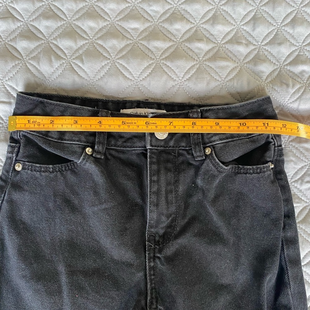 Calvin Klein Jeans Black high rise wide leg
